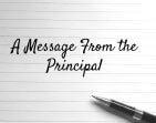 Principal’s Message